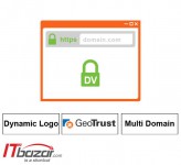 گواهینامه SSL DV شرکت GeoTrust لوگو پویا چند دامنه