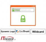 گواهینامه SSL DV شرکت GeoTrust لوگو پویا Wildcard
