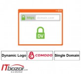گواهینامه SSL DV شرکت Comodo لوگو پویا تک دامنه