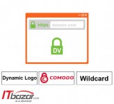گواهینامه SSL DV شرکت Comodo لوگو پویا Wildcard