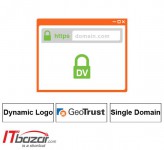 گواهینامه SSL DV شرکت GeoTrust لوگو پویا تک دامنه