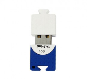 فلش مموری پی ان وای Brick Attache USB2.0 16GB