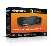 کی وی ام رکمونت 4 پورت ترندنت Trendnet TK-401R