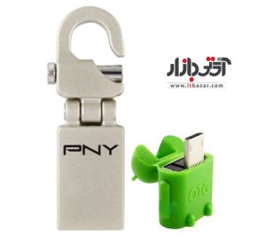 فلش مموری پی ان وای Mini Hook OTG-USB2 4GB