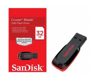 فلش مموری سن دیسک Cruzer Blade 32GB USB 2.0