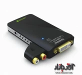 مبدل فرانت USB2 to DVI-HDMI-VGA