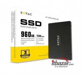 حافظه اس اس دی زوتاک T500 960GB