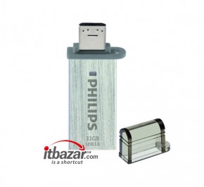 فلش مموری فیلیپس Mono Edition USB3.0-OTG 32GB