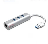 هاب یو اس بی فیدکو L102H3R USB 3.0-LAN 3Port