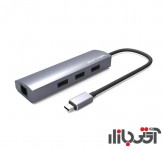 مبدل و هاب ویولینک WL-UH3031GC USB-C to USB3 3Port