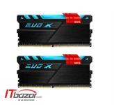 رم کامپیوتر گیل EVO X 16GB DDR4 3200 Dual C16