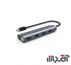 مبدل و هاب ویولینک WL-UH3048C USB-C to USB3 4Port