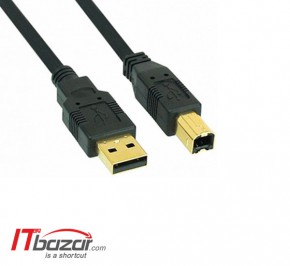 کابل پرینتر بافو USB2 1.8m Gold