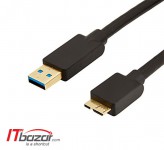 کابل هارد اکسترنال بافو USB3 0.75m Gold