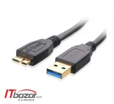 کابل هارد اکسترنال بافو USB3 0.5m Gold