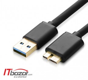 کابل هارد اکسترنال بافو USB3 1.5m Gold