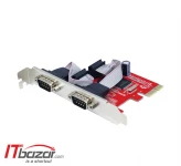 کارت پی سی آی اکسپرس یونیتک Serial 2Port Y-7504