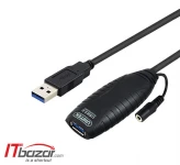 کابل افزایش طول USB3 اکتیو یونیتک Y-3018 10m