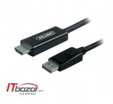 کابل مبدل یونیتک DisplayPort to HDMI 1.8m Y-5118C