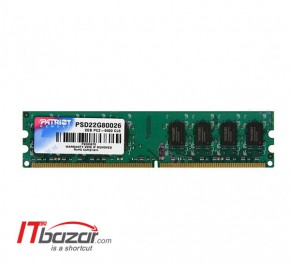 رم کامپیوتر پاتریوت 2GB DDR2 800MHz