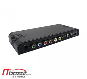 مبدل لنکنگ YPbPr-VGA-CVBS-Audio to HDMI LKV353