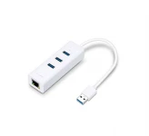 هاب یو اس بی 3 و کارت شبکه تی پی لینک UE330 3Port