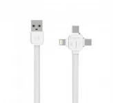 کابل مبدل ریمکس USB To m-USB/C/Lightning 1m RC-066th