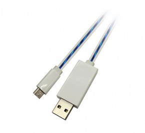 کابل مبدل USB To microUSB 80cm Lights UP