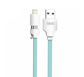 کابل مبدل هویت USB To Lightning/microUSB 1m HV-CB605