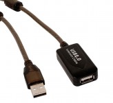 کابل افزایش طول USB2 رویال 038 20m با تقویت کننده