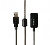 کابل افزایش طول USB2 دی نت 078 10M با تقویت کننده