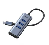 هاب یو اس بی 3 باسئوس مدل CAHUB-M0G 4Port