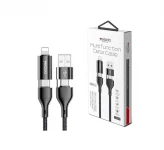 کابل مبدل یسیدو USB to USB-C/Lightning 1.2m CA59