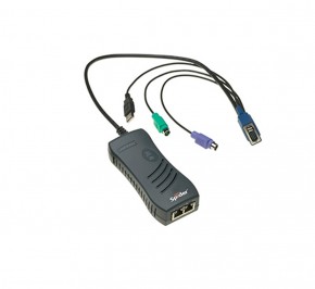 سوئیچ کی وی ام لنترونیکس 1 پورت USB SLS200USB0-01