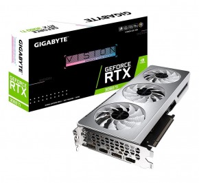 کارت گرافیک گیگابایت RTX3060Ti Vision OC 8G r2.0 LHR