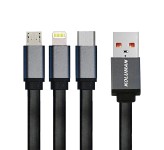کابل مبدل کلومن USB to Lightning/USB-C/microUSB KD23