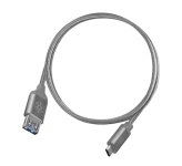 کابل مبدل سیلورستون USB to USB Type-C 0.5m CPU05