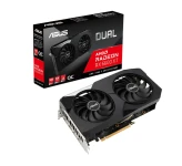 کارت گرافیک ایسوس Dual Radeon RX 6600 XT OC 8GB