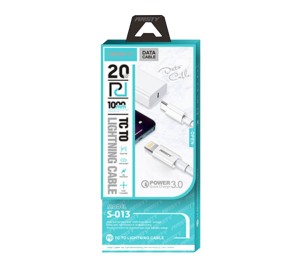 کابل مبدل انستی USB-C to Lightning 1m S-013