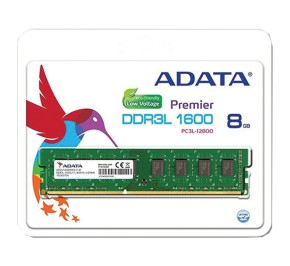 رم کامپیوتر ای دیتا 8GB DDR3 1600MHz CL11 Dual