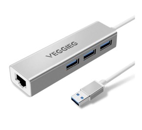 هاب و مبدل USB3.0 to LAN وگیگ U3-3U-S