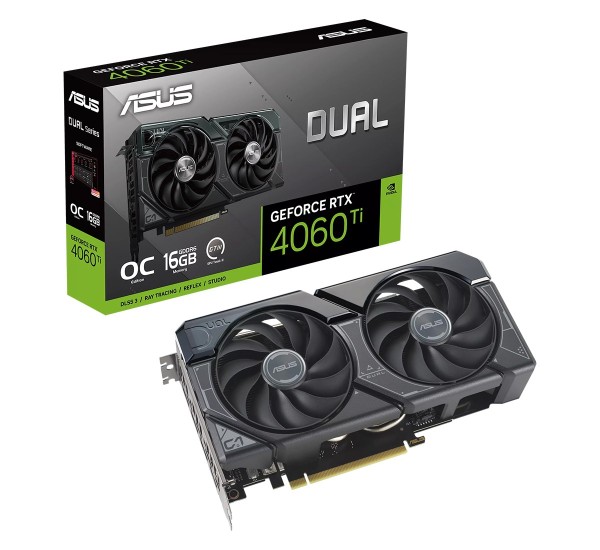 کارت گرافیک ایسوس DUAL-RTX4060TI-O16G 16GB