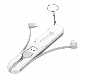 کابل مبدل الدینیوLC130 USB to Type-C/Micro/Lightning