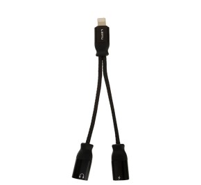 کابل مبدل لایتنینگ 1 به 2 لیتو LC-C4 0.1m