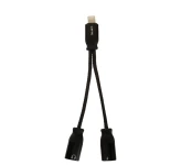کابل مبدل لایتنینگ 1 به 2 لیتو LC-C4 0.1m
