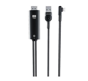 کابل مبدل HDMI به لایتنینگ USB یوزمس USSJ442 2m