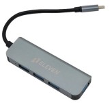 هاب یو اس بی 3.0 ایلون 4 پورت TYPE-C H801