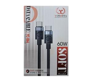 کابل مبدل USB Type-C به USB Type-C یوشیتا YC-064 1m