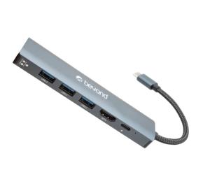 هاب یو اس بی تایپ سی بیاند BA-415 6Port