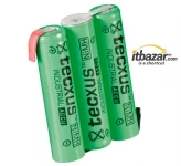 باتری پک نیم قلمی قابل شارژ تکساس AAA 3.6V 800mAh